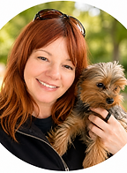 Cherie-a-Nona-Paws-Pet-Sitter-holding-a-dog