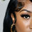Thumbnail: Open 18K gold plated Stainless steel Hoops Earrings