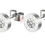 Thumbnail: 18K GOLD PLATED STAINLESS STEEL "INSPIRED" EARRINGS, INTENSITY