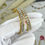 Thumbnail: 18K GOLD PLATED STAINLESS STEEL EARRINGS, INTENSITY