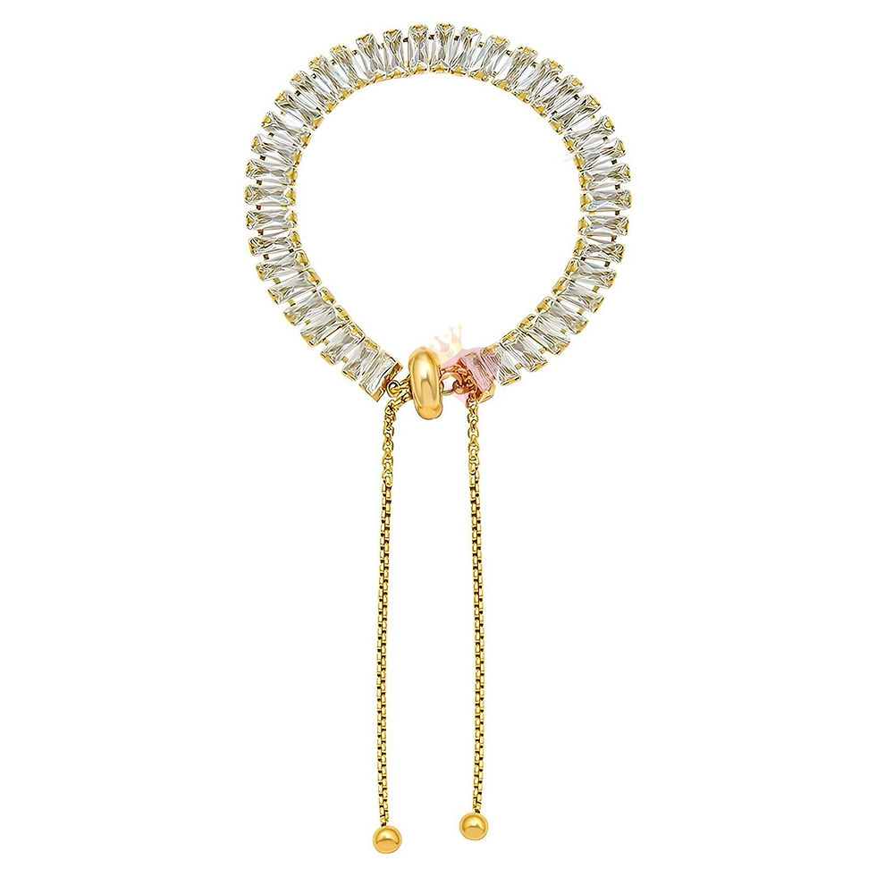 18K GOLD PLATED STAINLESS STEEL BRACELET, INTENSITY