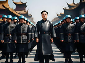 Xiao Jianjun and his armroed troops.jpg