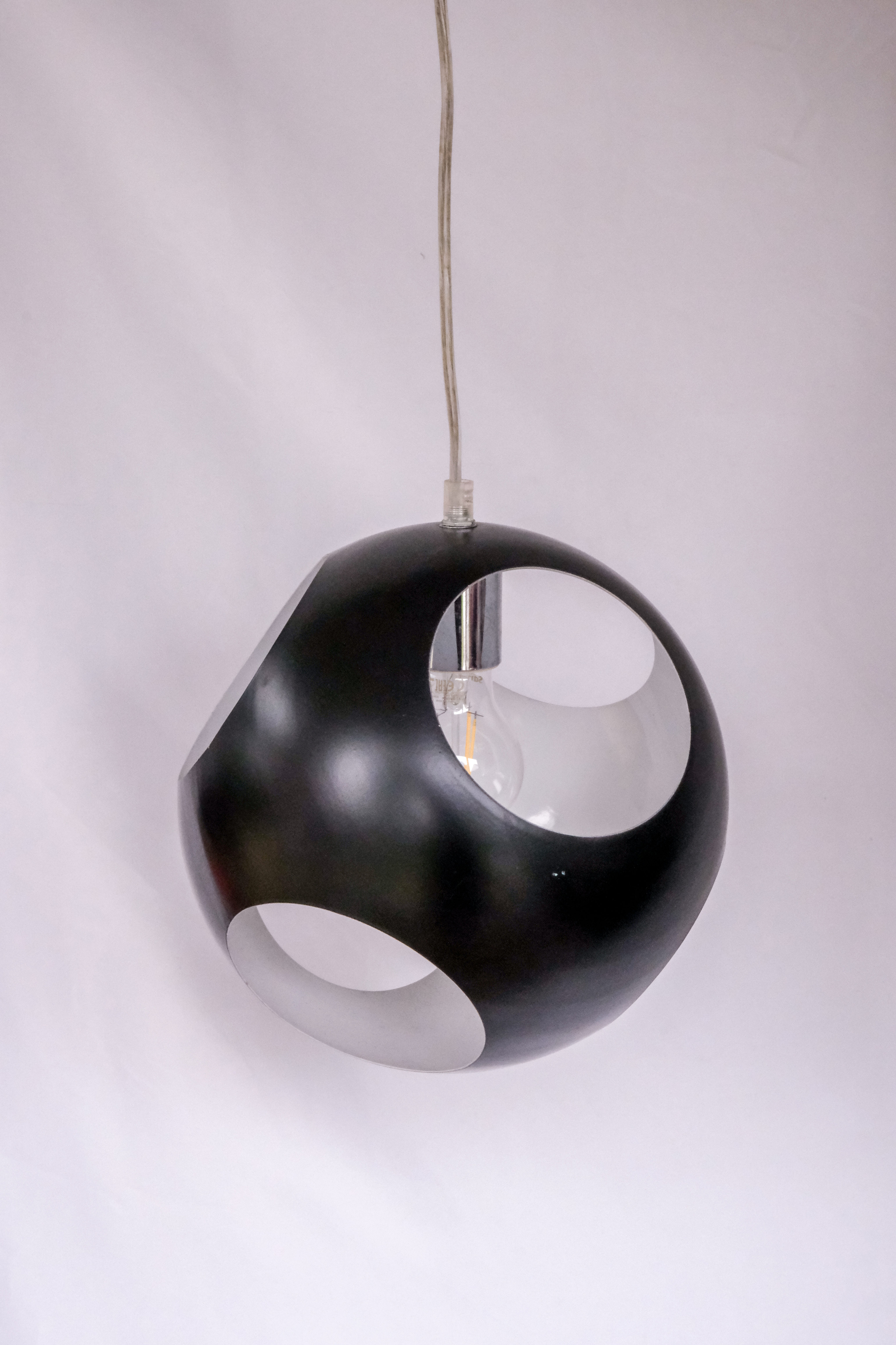 Black ceiling lamp