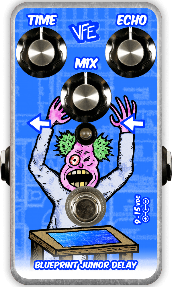 VFE Pedals BLUEPRINT アナログディレイ VFE blueprint モジュレーション系、アナログディレイ 【公式通販】