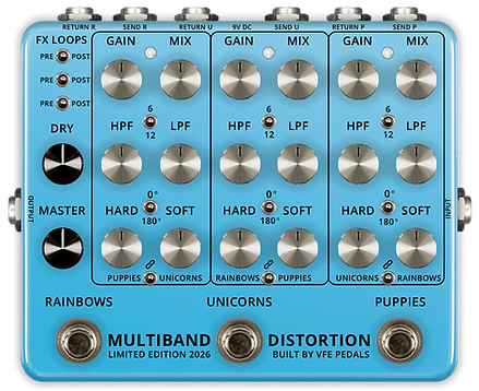 VFE Pedals Distortion3 ディストーション VFE DISTORTION 3 multi