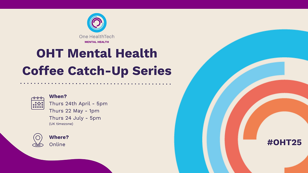 OHT Mental Health Specialist Network: Coffee Catch-Up Series