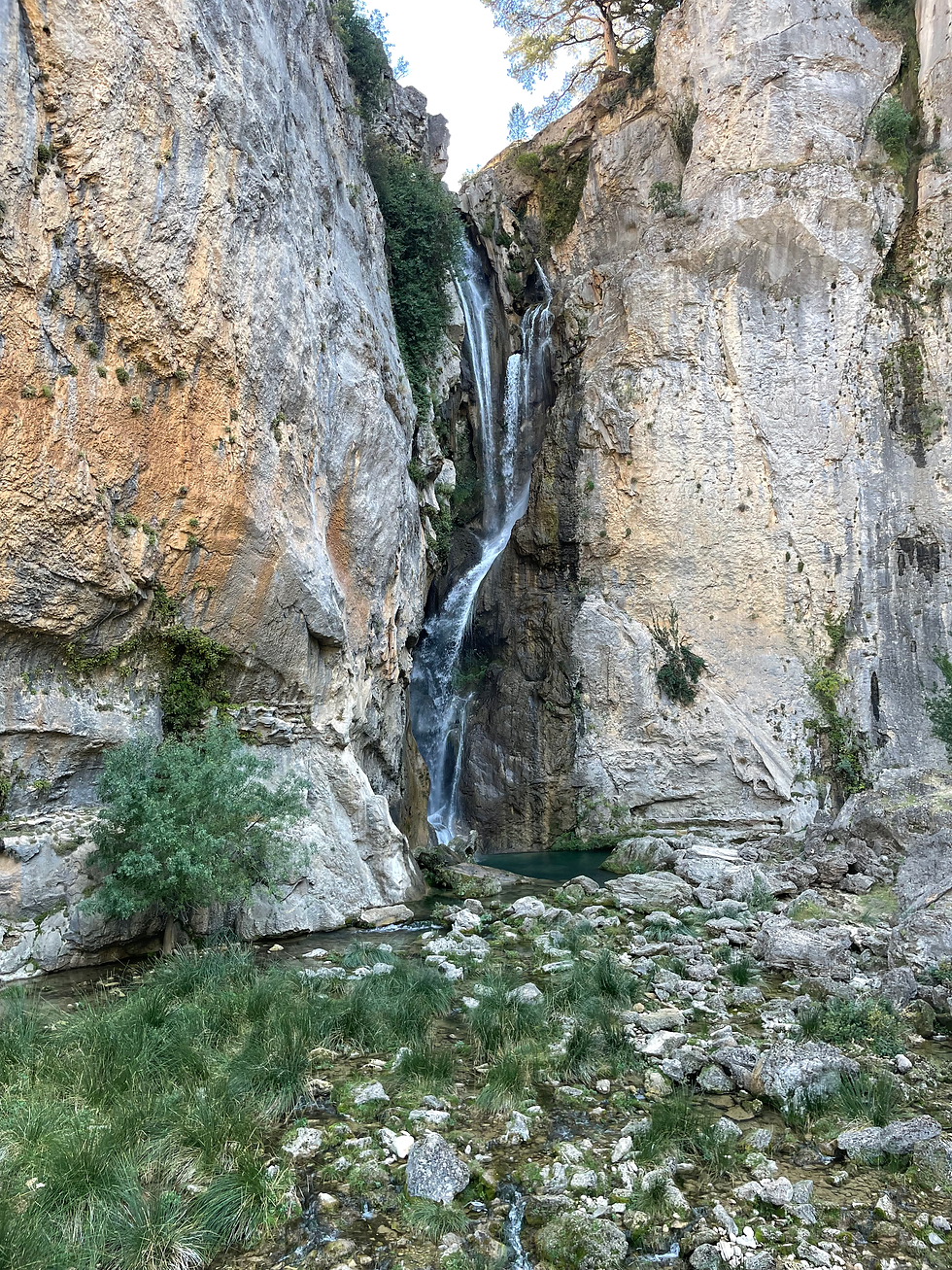 Cascada y cercanías a la misma