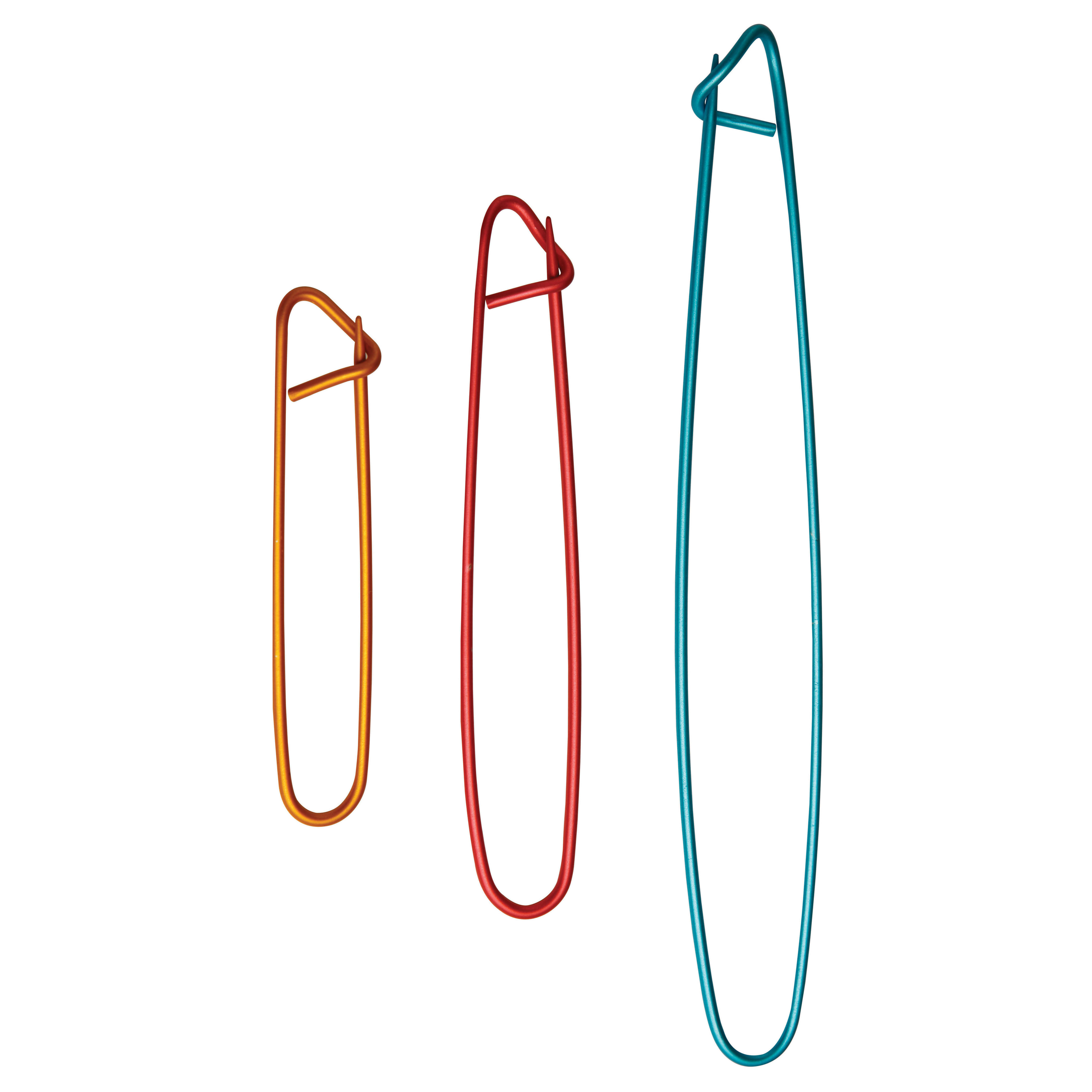 Aluminium stitch holders: set of 3