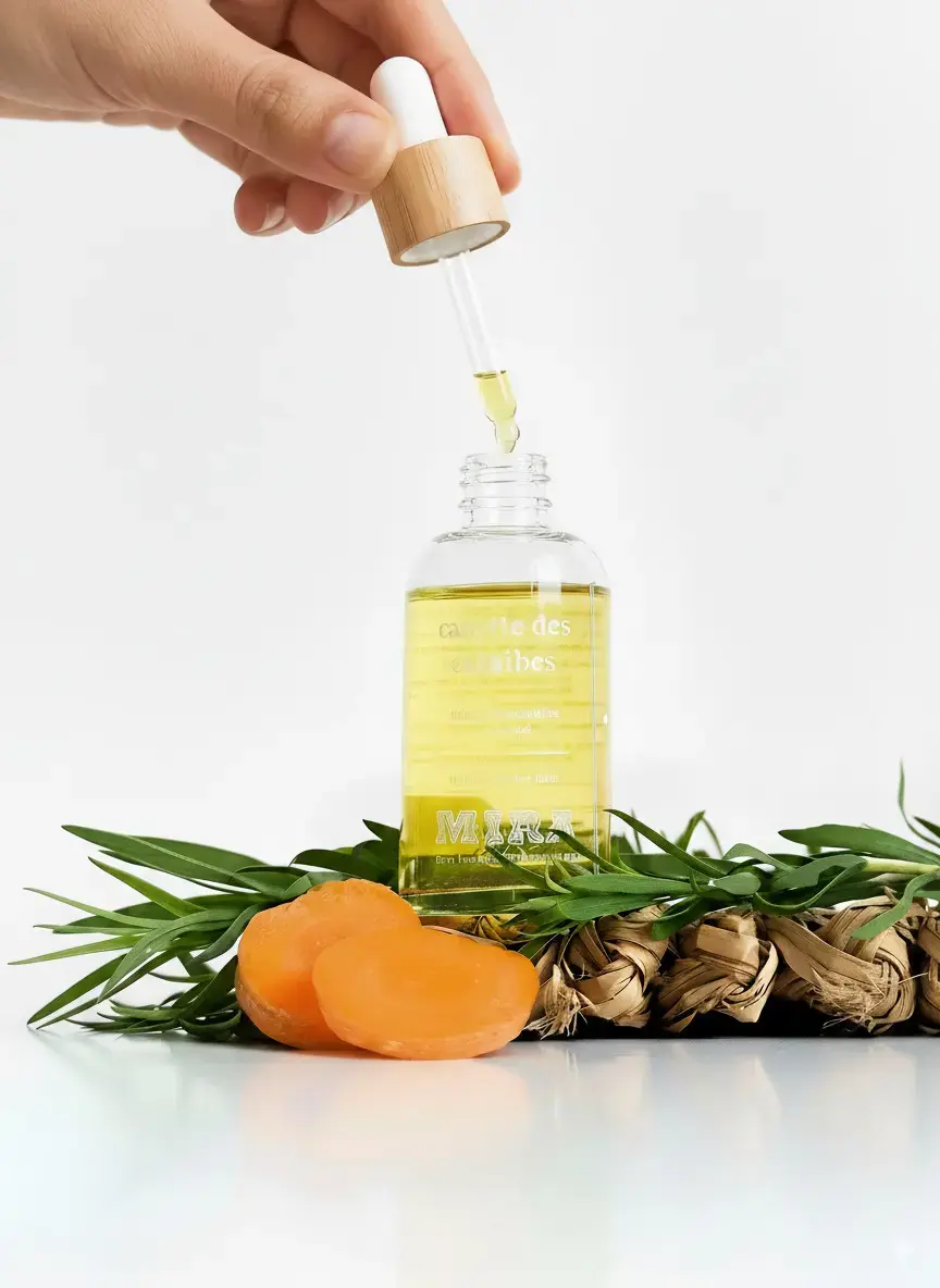 Miniature : Pipette huile de carotte bouteille