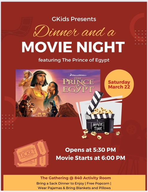 GKids - Dinner and a Movie Night