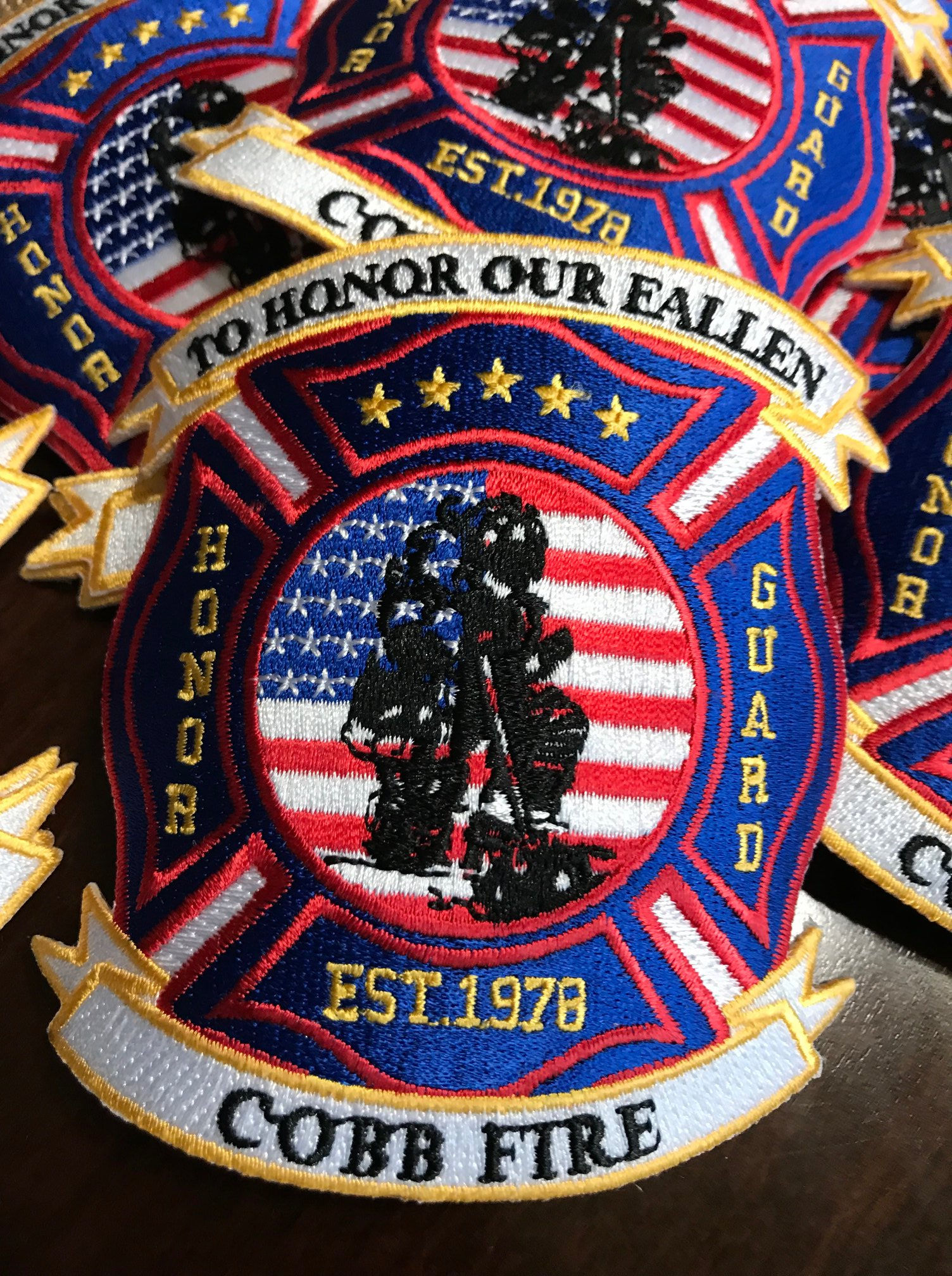 CCFD - Honor Guard 4-inch Patch