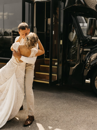 Distillery wedding day pitstop