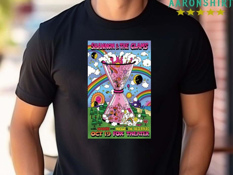 Official Shannon And The Clams Oakland Oct 19 2024 At Fox Theater CA Shirt