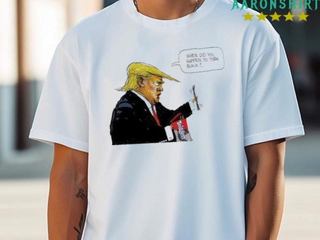 Trump When Did Happen To Turn Black Shirt