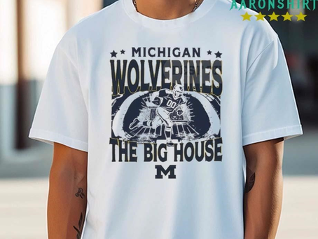Michigan Wolverines The Big House Stadium Sporty Heritage 2024 Shirt