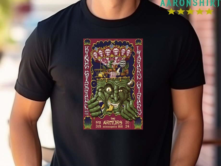 King Gizzard And The Lizard Wizard Sep 3 2024 The Armory In Minneapolis Mn Shirt