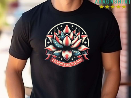 Kamala Harris 2024 Lotus For Potus Shirt