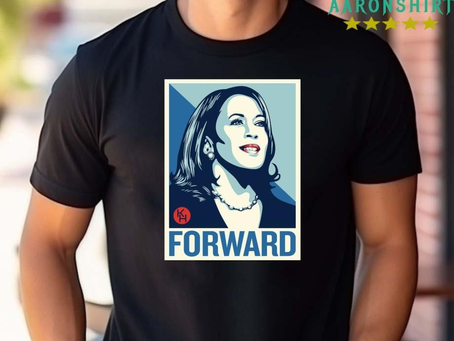 AaronShirt LLC - Kamala Harris Shepard Fairey Forward Poster Shirt