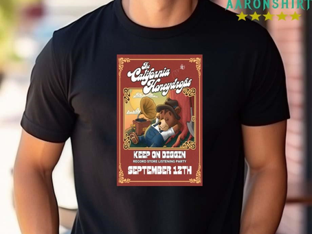 Official The California Honeydrops Sep 12 2024 Gothic Theatre in Englewood, CO Event Shirt