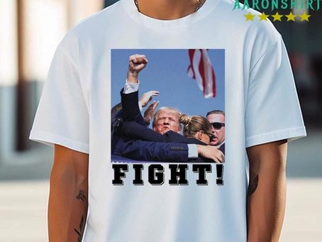 Official Trump Fight 2024 T-shirt