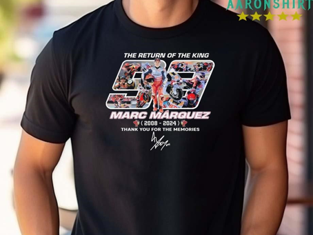 Marc Marquez Thank You For The Return Of The King 2008-2024 Signature Shirt
