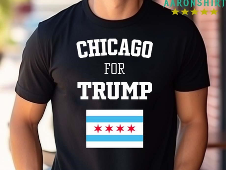 The Lioness Chicago For Trump Flag Shirt