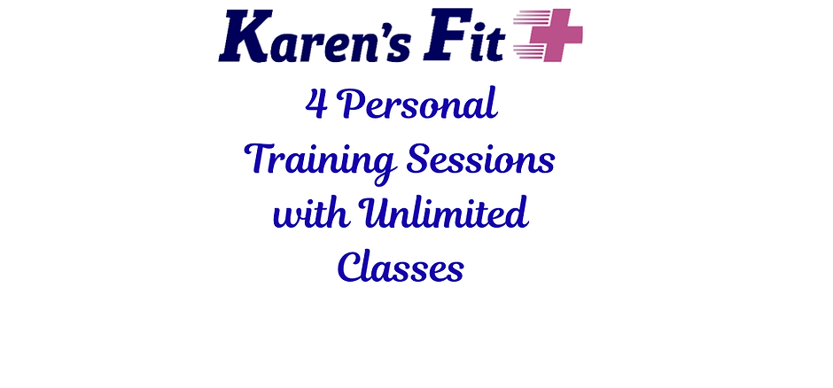 4 Personal Training Sessions with Unlimited Classes