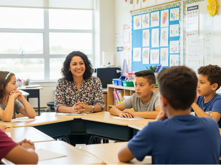 AllSet instructor leads a gratitude circle.