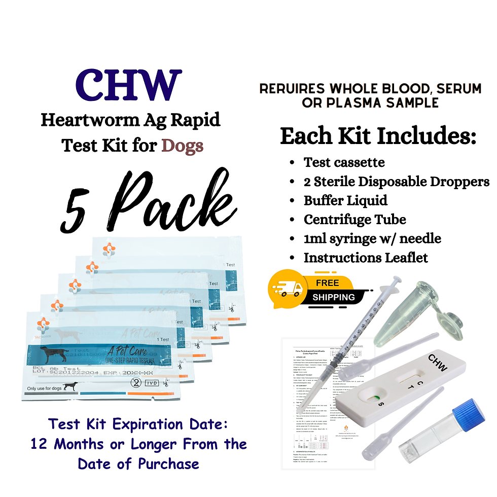 Thumbnail: Heartworm Ag Rapid Test Kit for Dogs - CHW