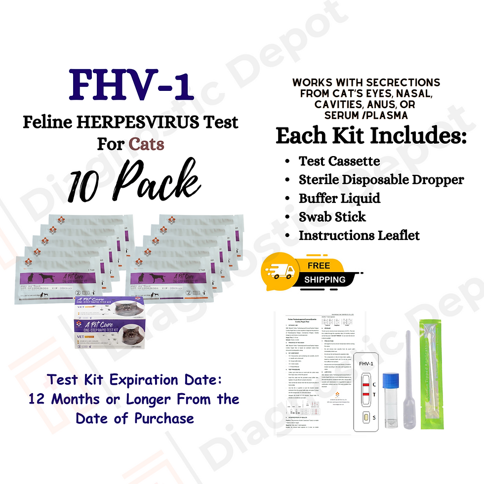 Thumbnail: FHV-1 Feline HERPESVIRUS Test for Cats Type-1