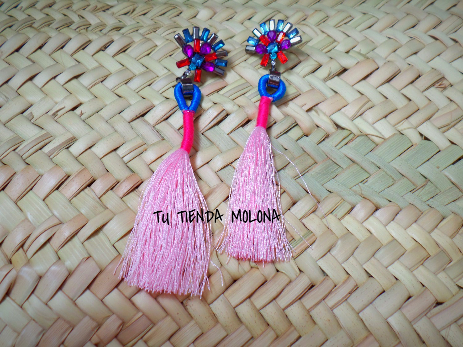 copia de PENDIENTES SELENA (ROSAS)