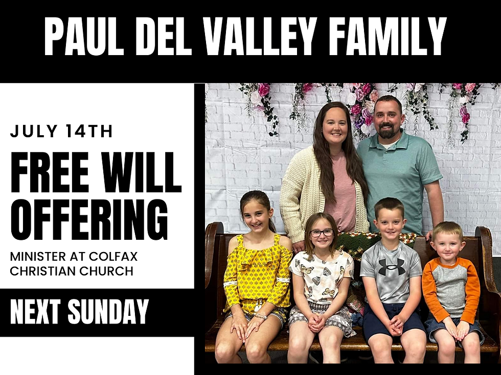 Showing Support: Free Will Offering for the Paul Del Valley Family