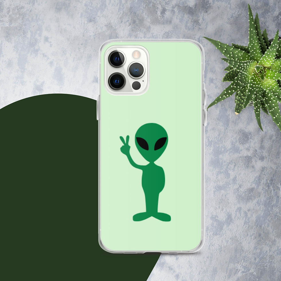 Thumbnail: Green Alien Clear Case for iPhone®