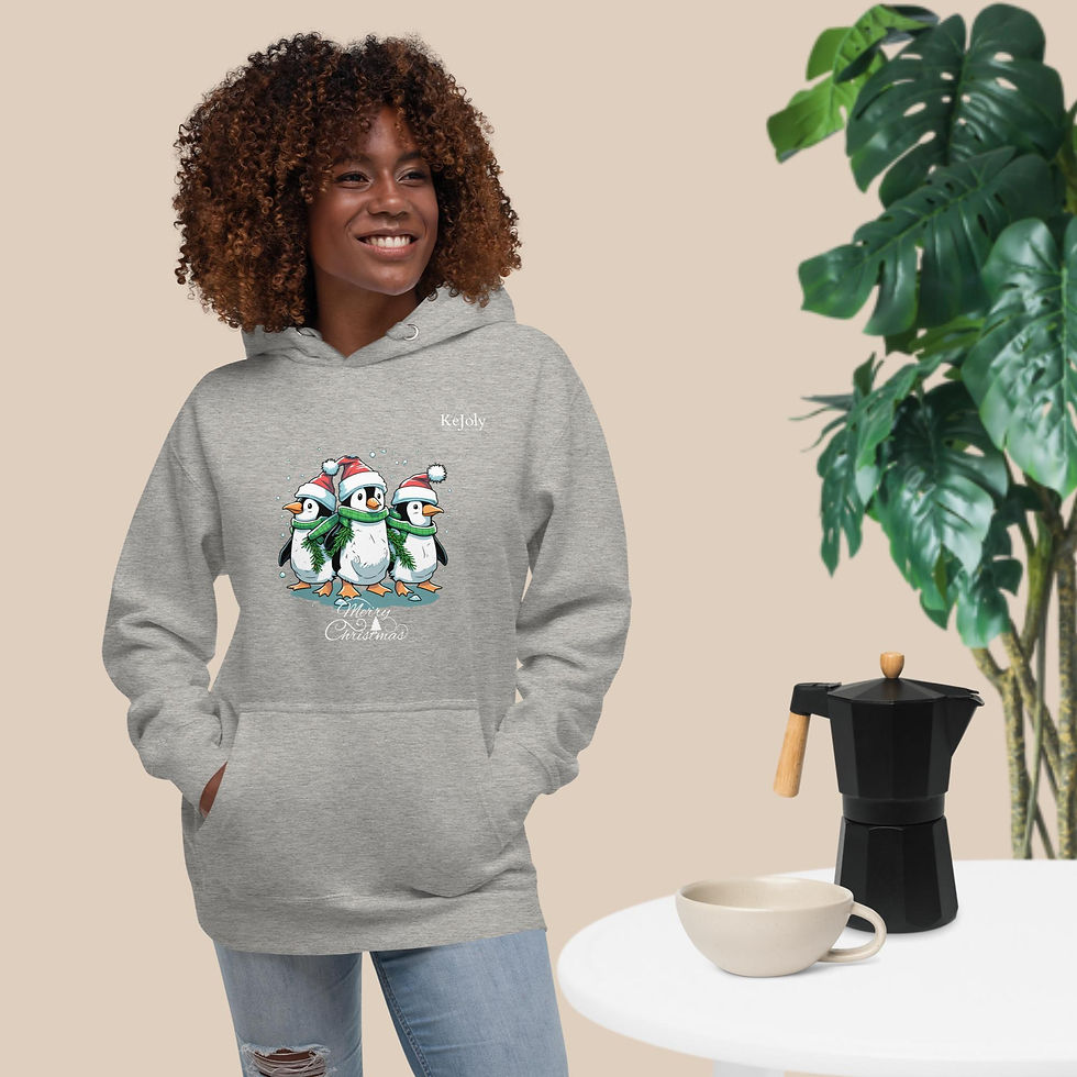 Miniature : Merry Christmas Pinguin Hoodie 