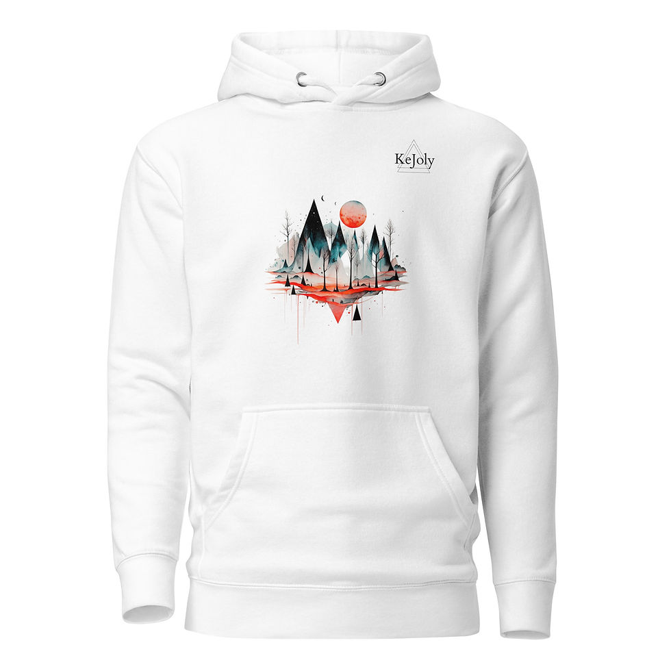 Miniature : Asymmetric Landscape  Hoodie