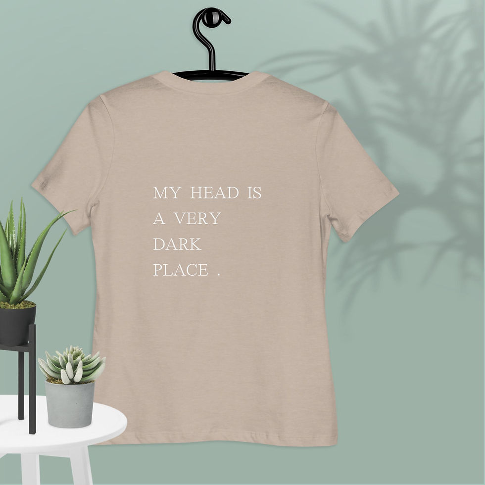 Thumbnail: My Head is a Dark Place Women's Relaxed T-Shirt