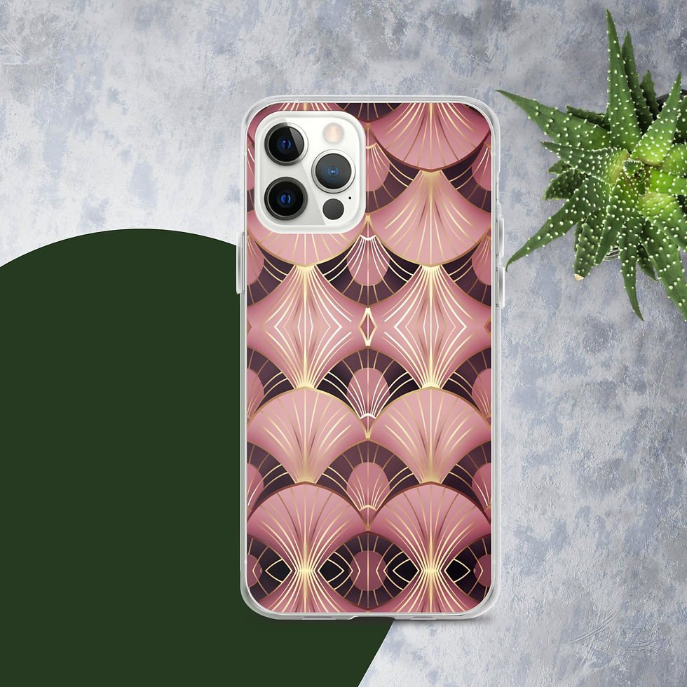 Miniature : Pink Feathers Clear Case for iPhone® copie