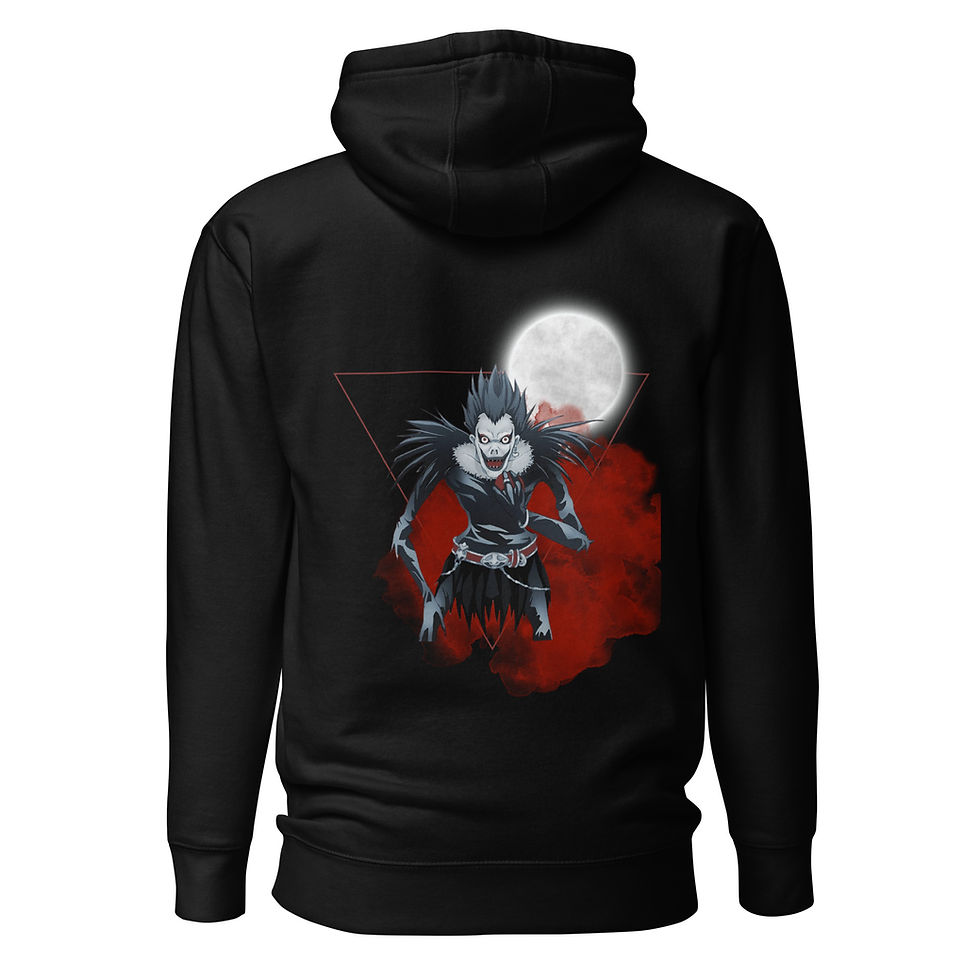 Miniature : Unisex Hoodie DEATH NOTE RYUK The Mysterious Shinigami from Death Note
