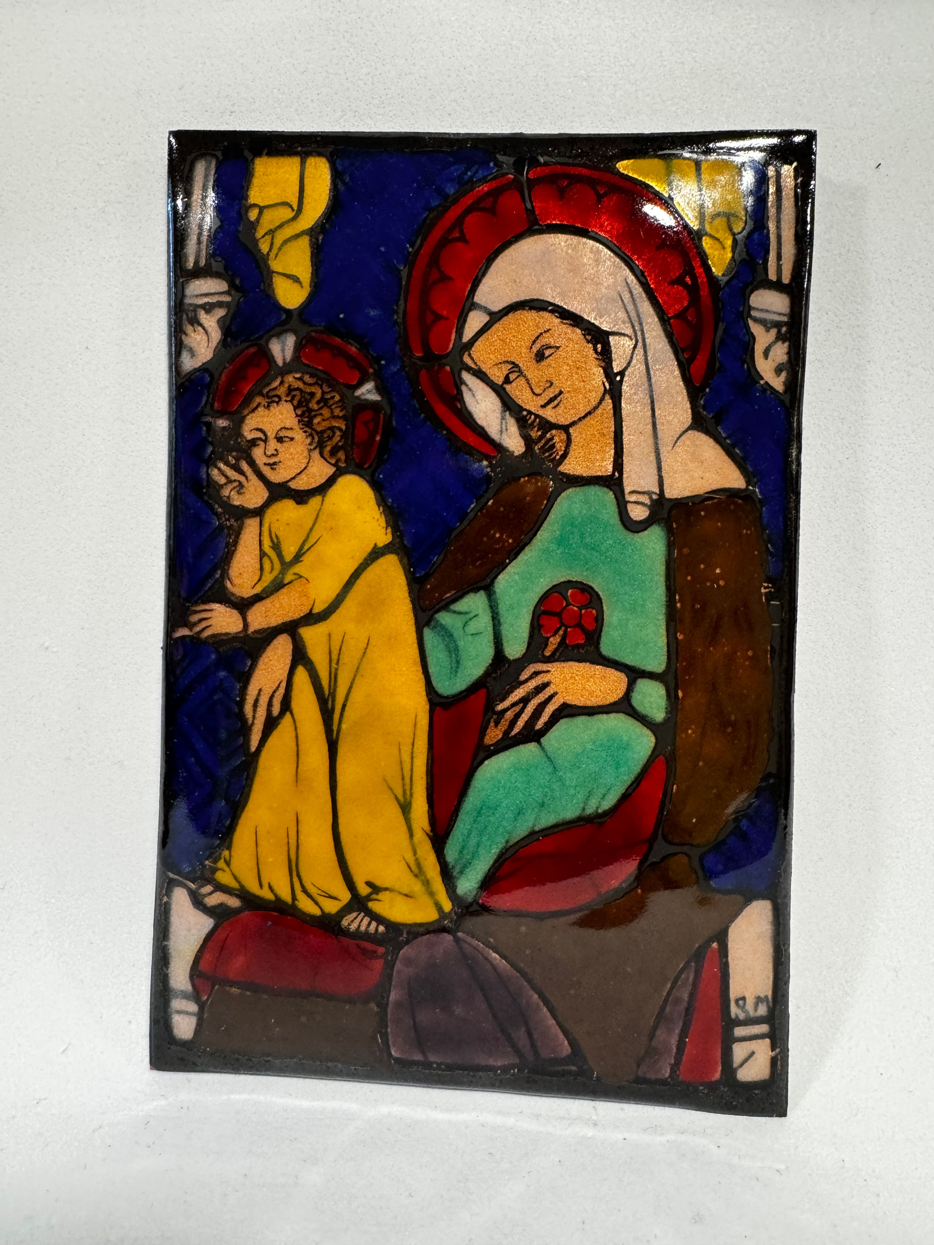 Konigsfelden, Vierge à l'enfant - Émail