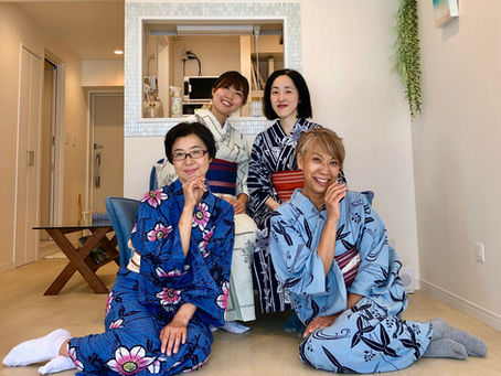 浴衣♡所作ワークショップ、3回目