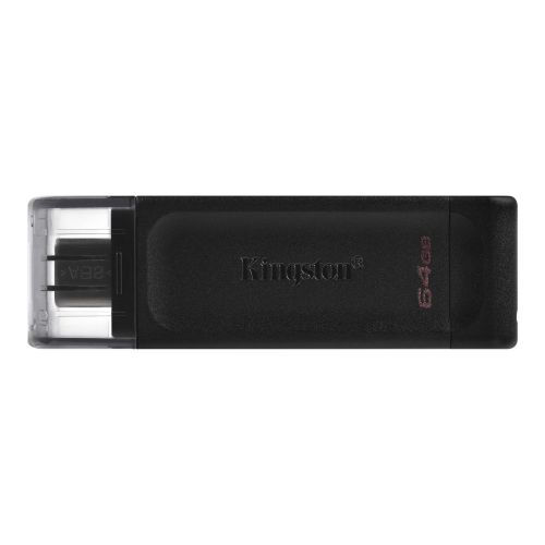 Kingston 64GB DataTraveler 70 USB 3.2 Gen1 Type-C Memory Pen Cap