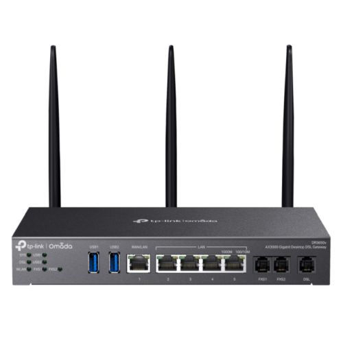 TP-LINK (DR3650v) Omada AX3000 Wi-Fi 6 Gigabit Desktop DSL Gateway Dual