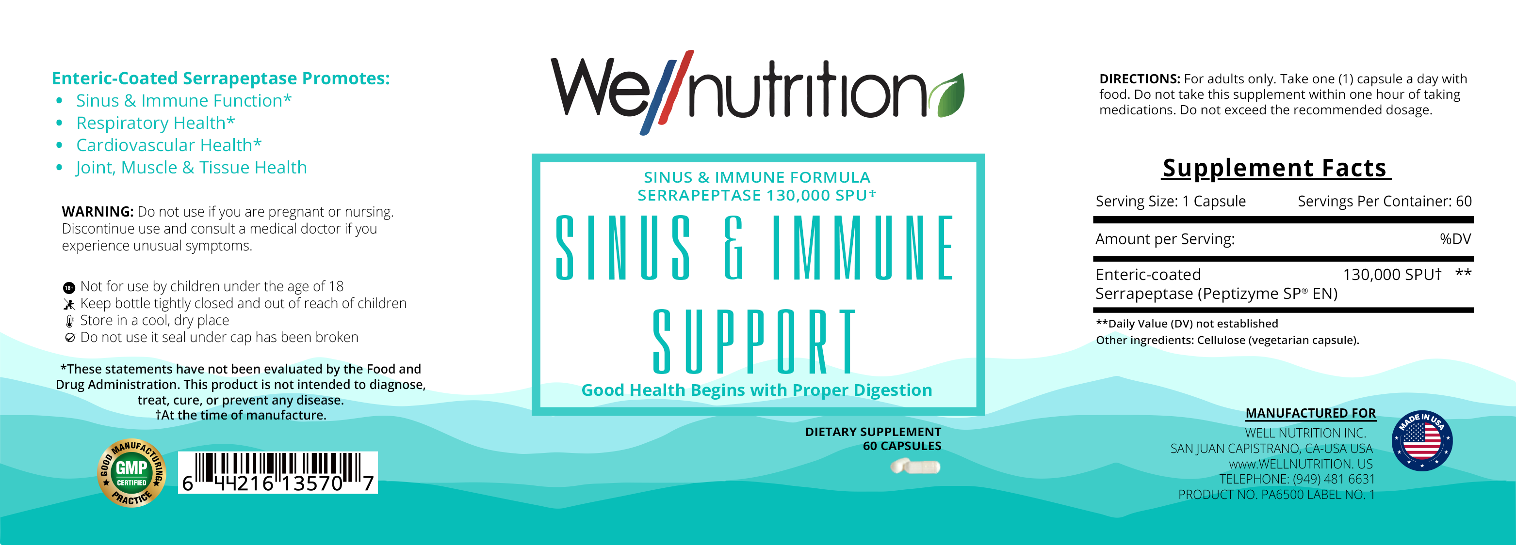 Sinus & Immune Support PA6500