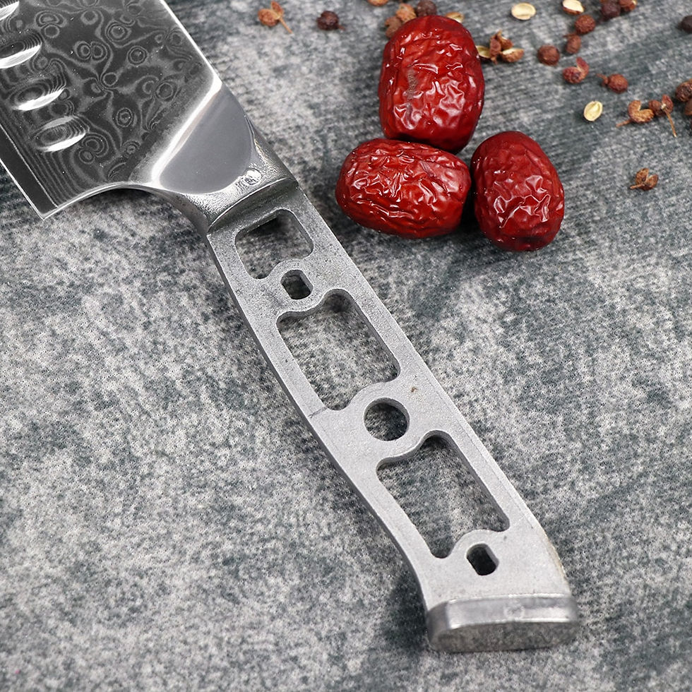 Lama Damascata Maqson Damascus Blank MAQ933 - Venatura Unica, Per Coltello Da Cucina - Nuova