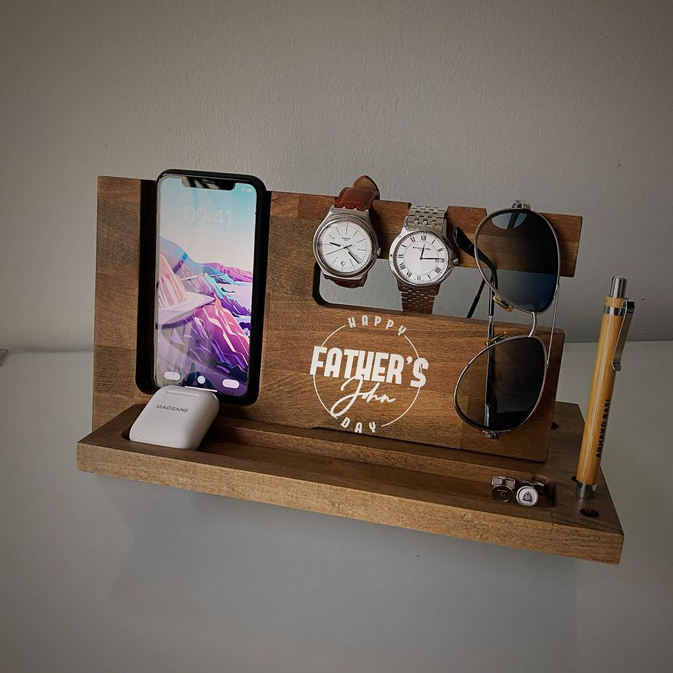 Thumbnail: Customized Organizing station - Walnut