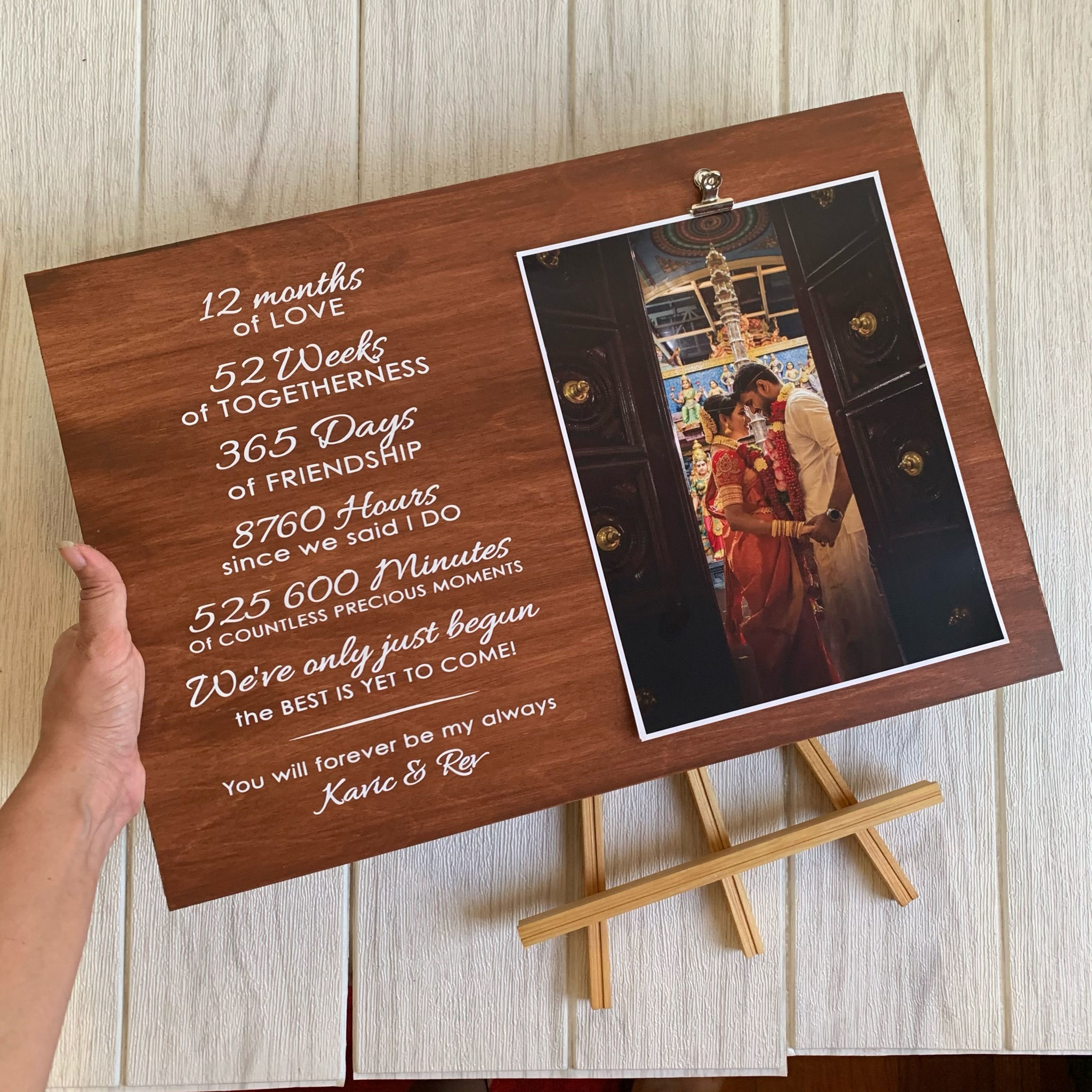 Plaque with Photo - Add any text / Image