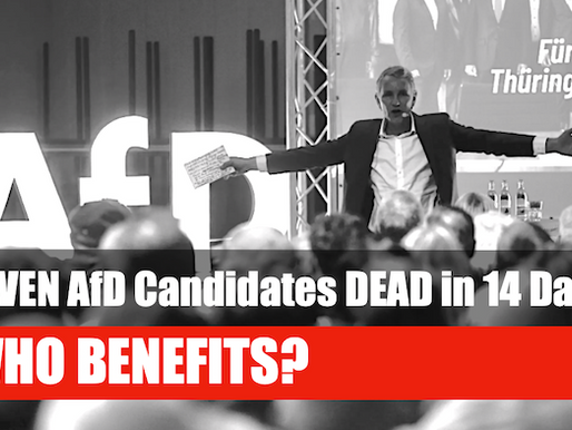 SEVENTH AfD Candidate DEAD in Just 14 Days Guaranteeing Opponents Keep Power