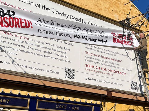 Anti-LTN Sign 'illegal' and Must Be Taken Down Says Council it Criticised