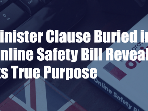 Online Safety Bill is Not About Protecting Children