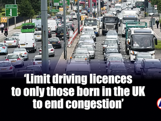 Radical New Plan Would BAN Foreign-Born Drivers but Take 2 Million Cars Off Britain’s Roads